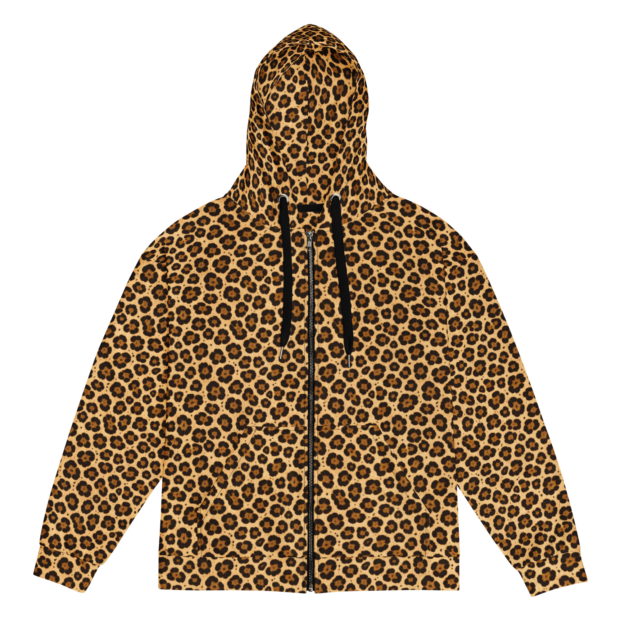 Cheetah Zip Hoodie