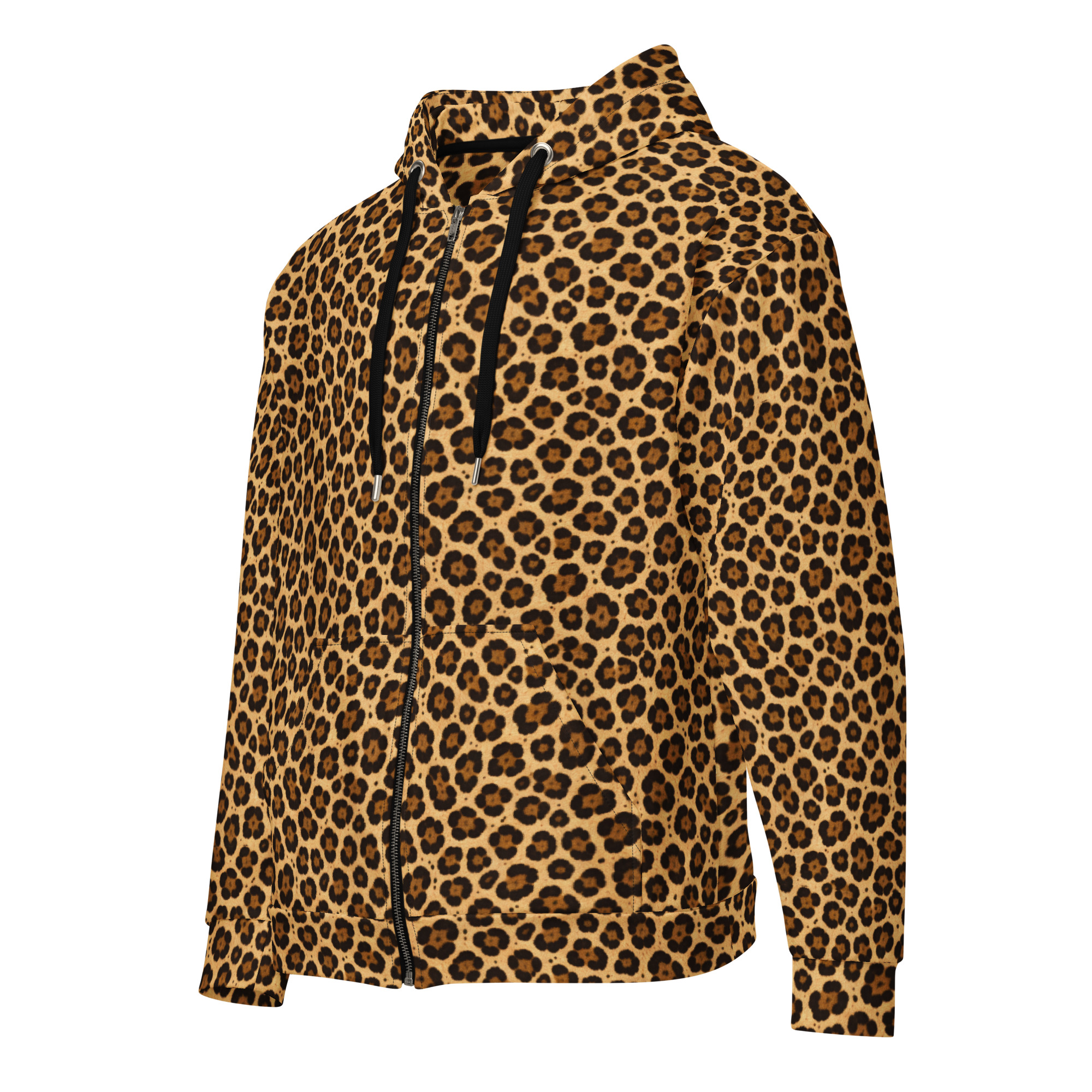 Cheetah Zip Hoodie - Image 3
