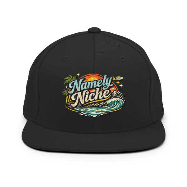 Namely Niche Sunset Wave Snapback Hat