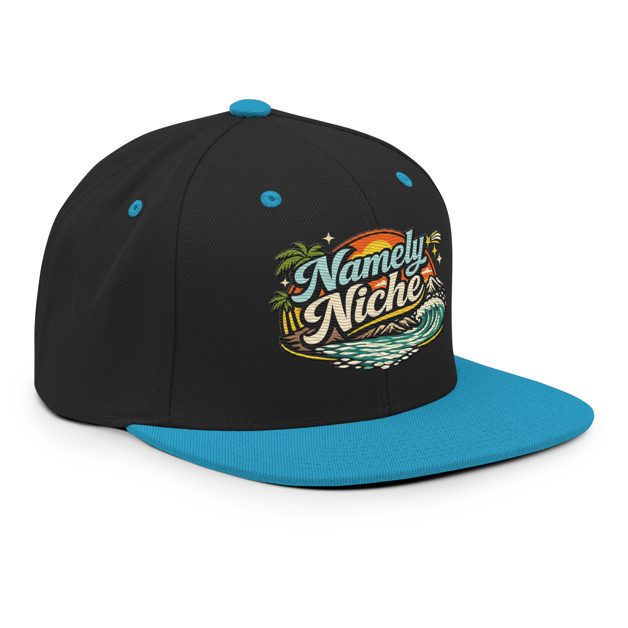 Namely Niche Sunset Wave Snapback Hat - Image 11