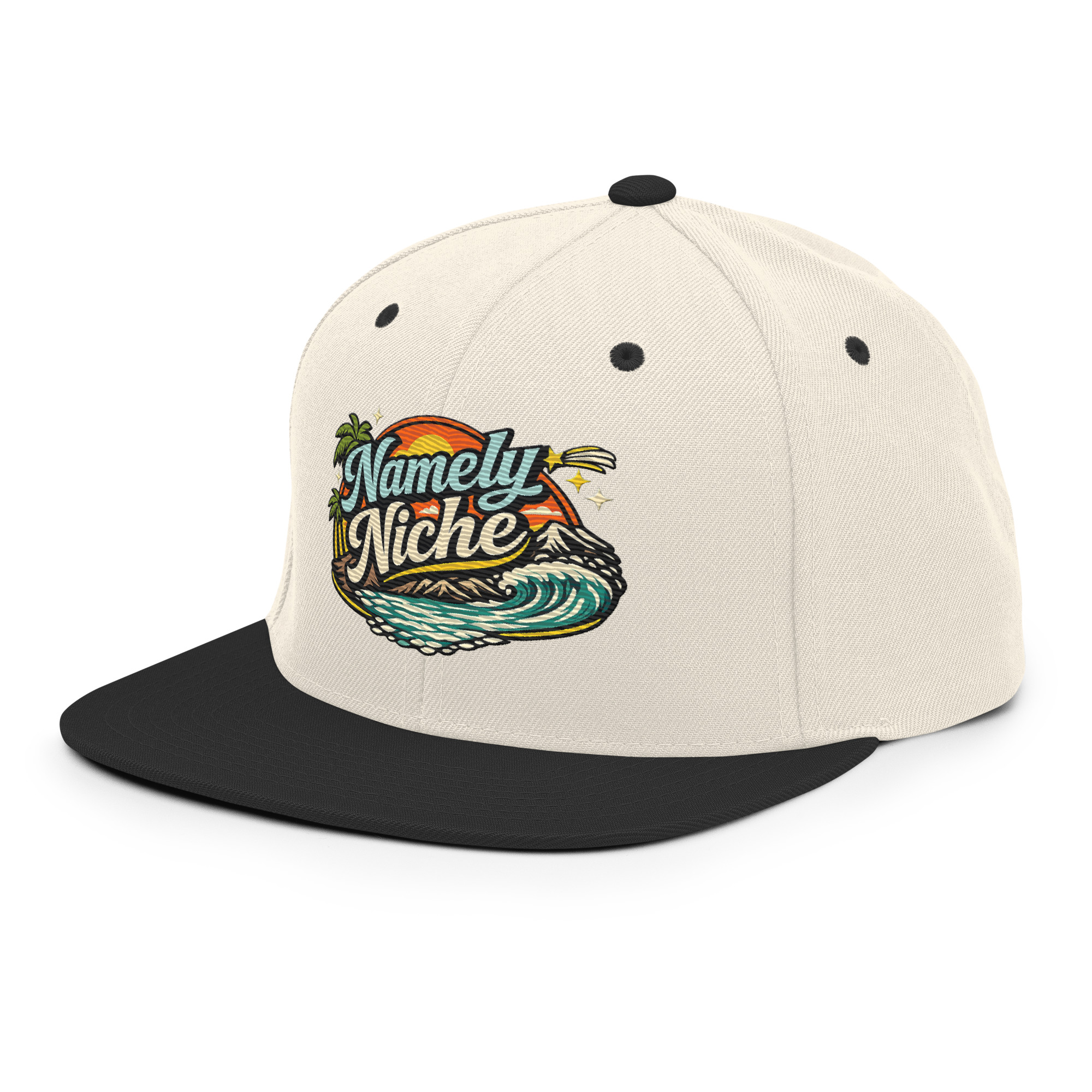 Namely Niche Sunset Wave Snapback Hat - Image 14