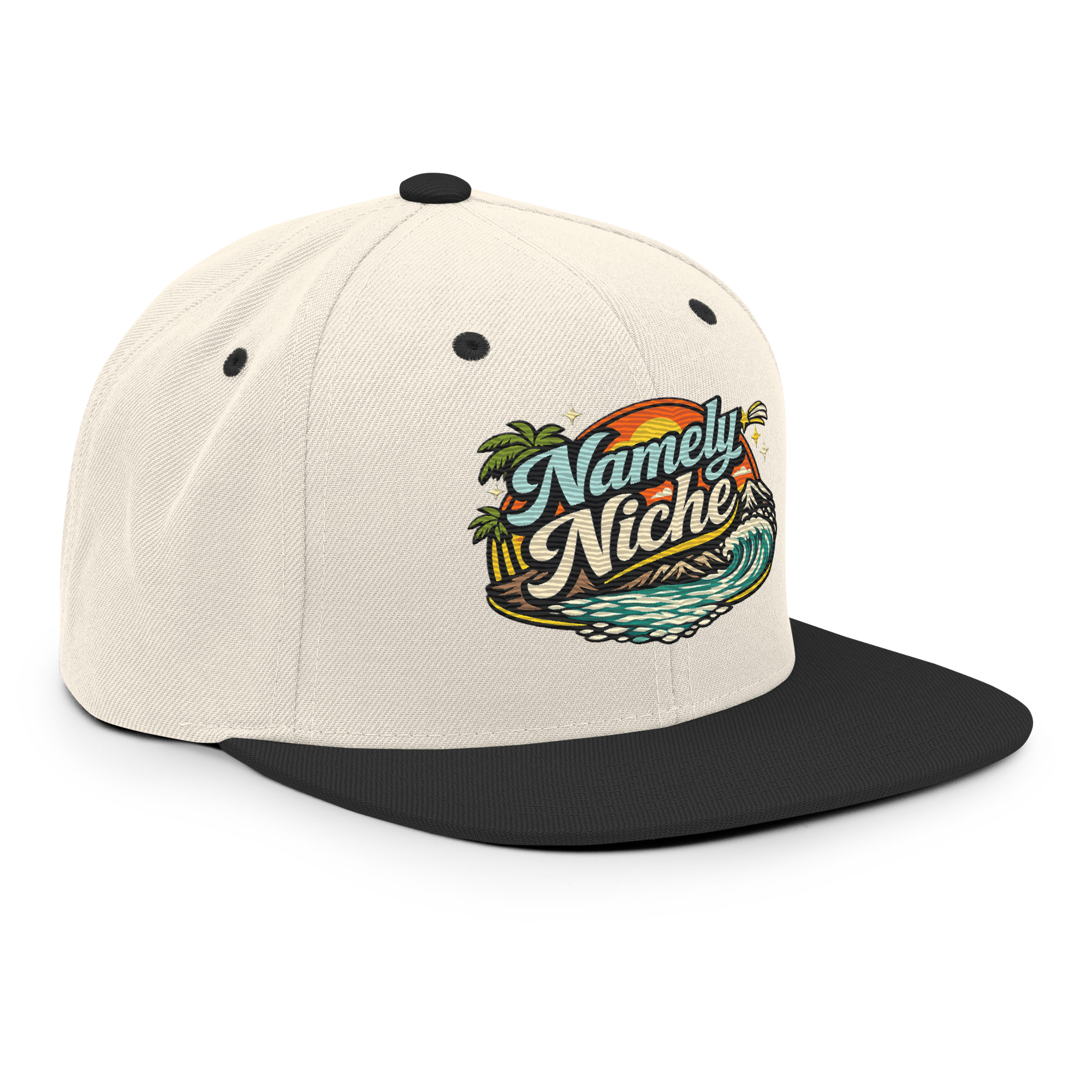 Namely Niche Sunset Wave Snapback Hat - Image 16